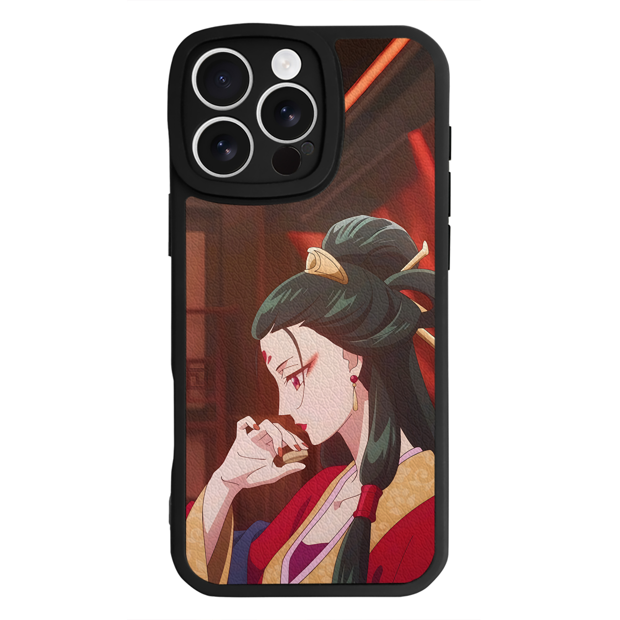 （画像用） 薬屋のひとりごと The Apothecary Diaries 【iPhone 16シリーズ対応】シリコンスマホケース（レザー調） 材質：シリコン